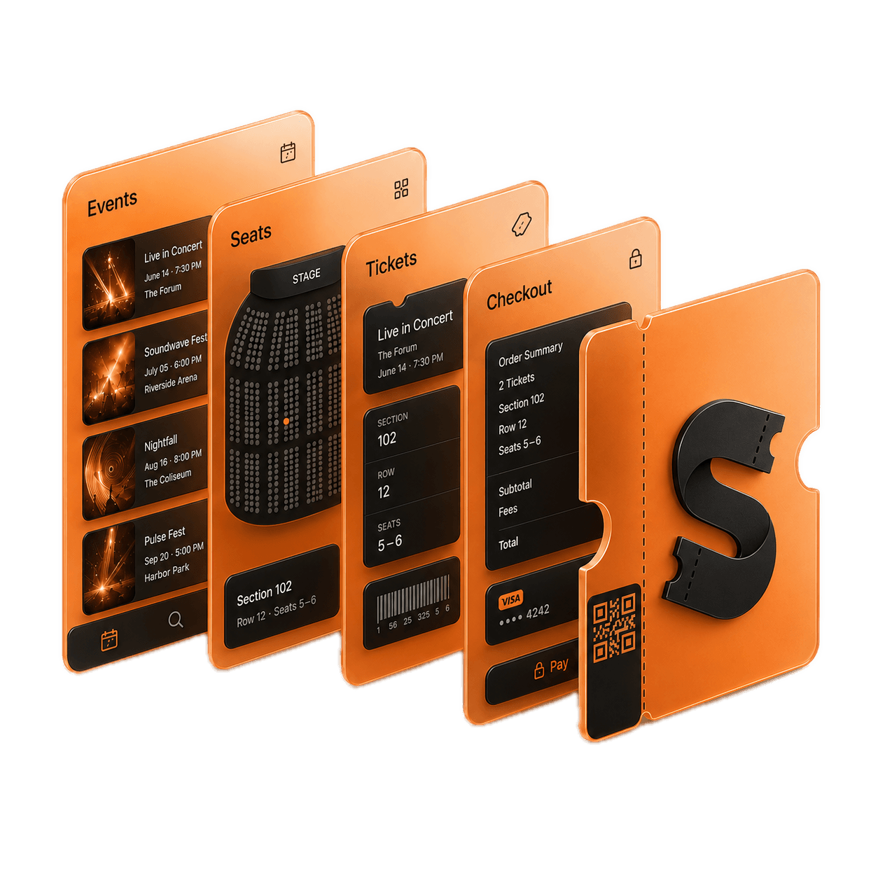 Real-time seating inventory